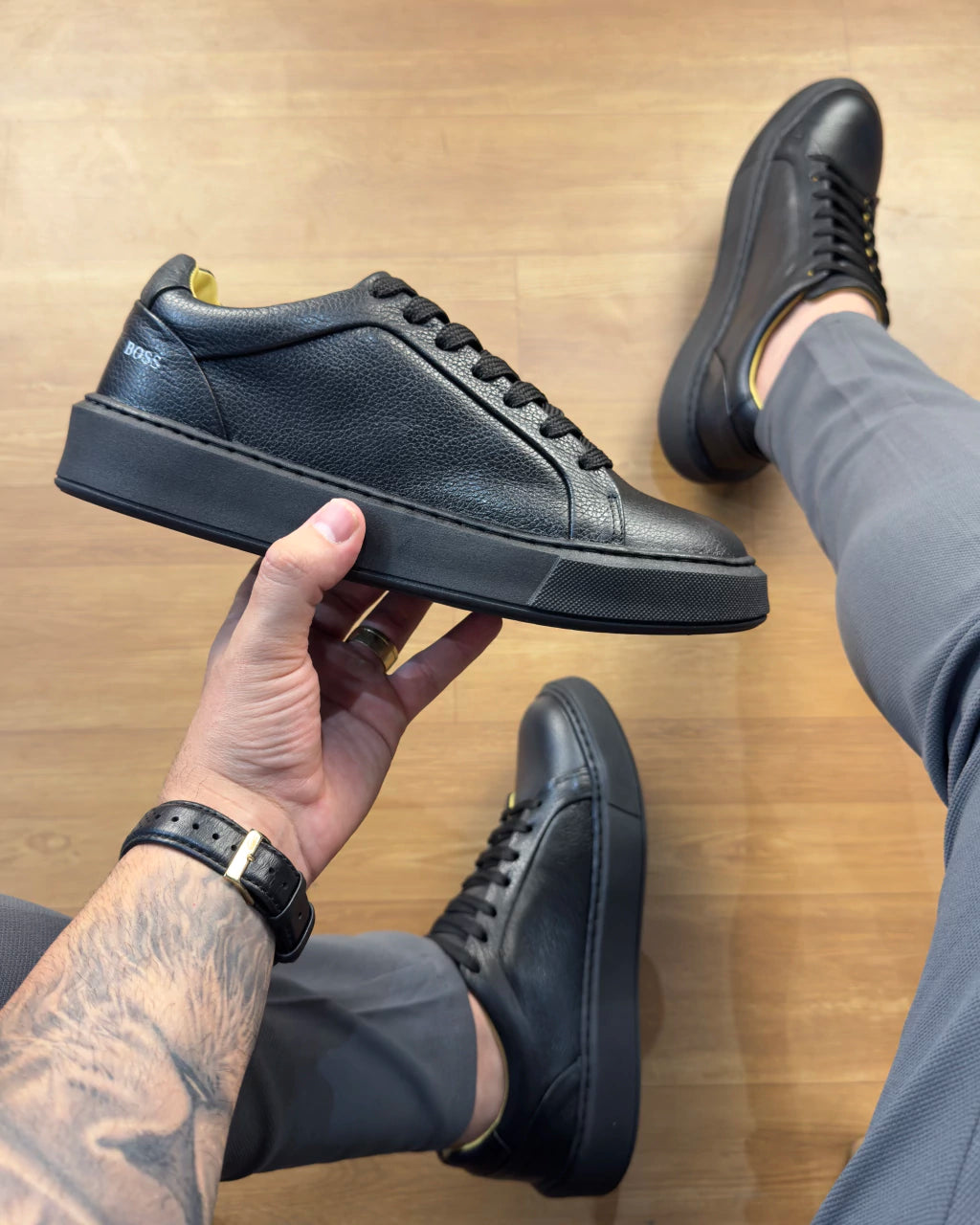 TÊNIS SNEAKER BOSS (cano baixo)