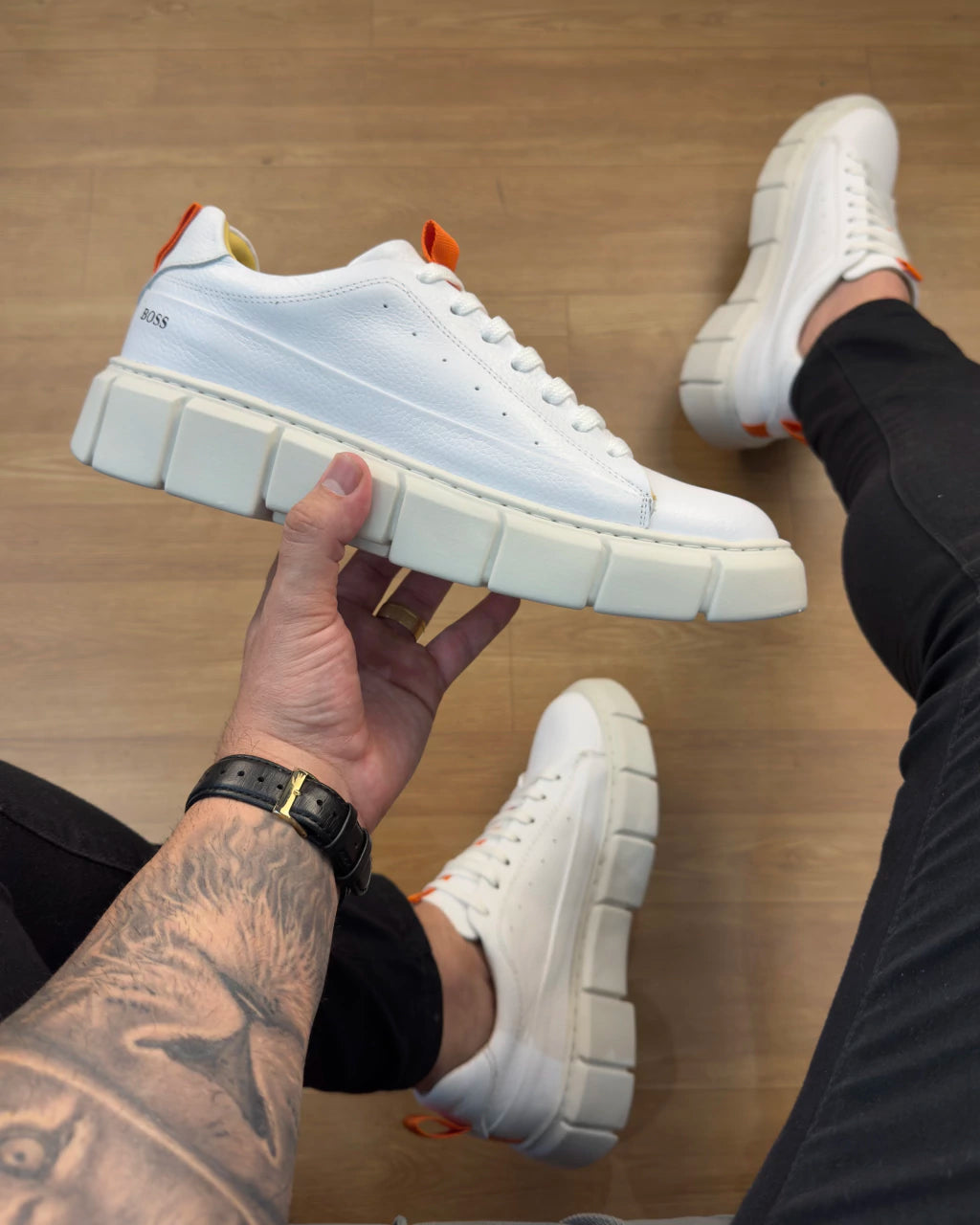 TÊNIS TRATORADO BOSS (Couro)