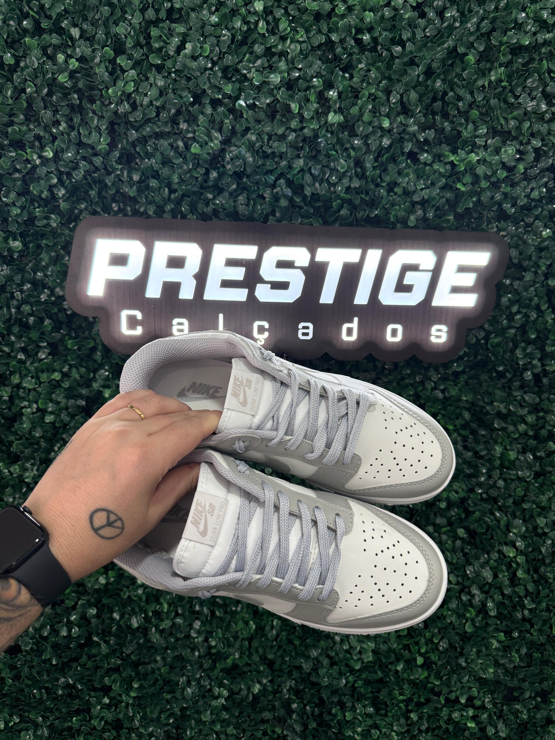 Tênis Unissex Nike Dunk Cinza Premium