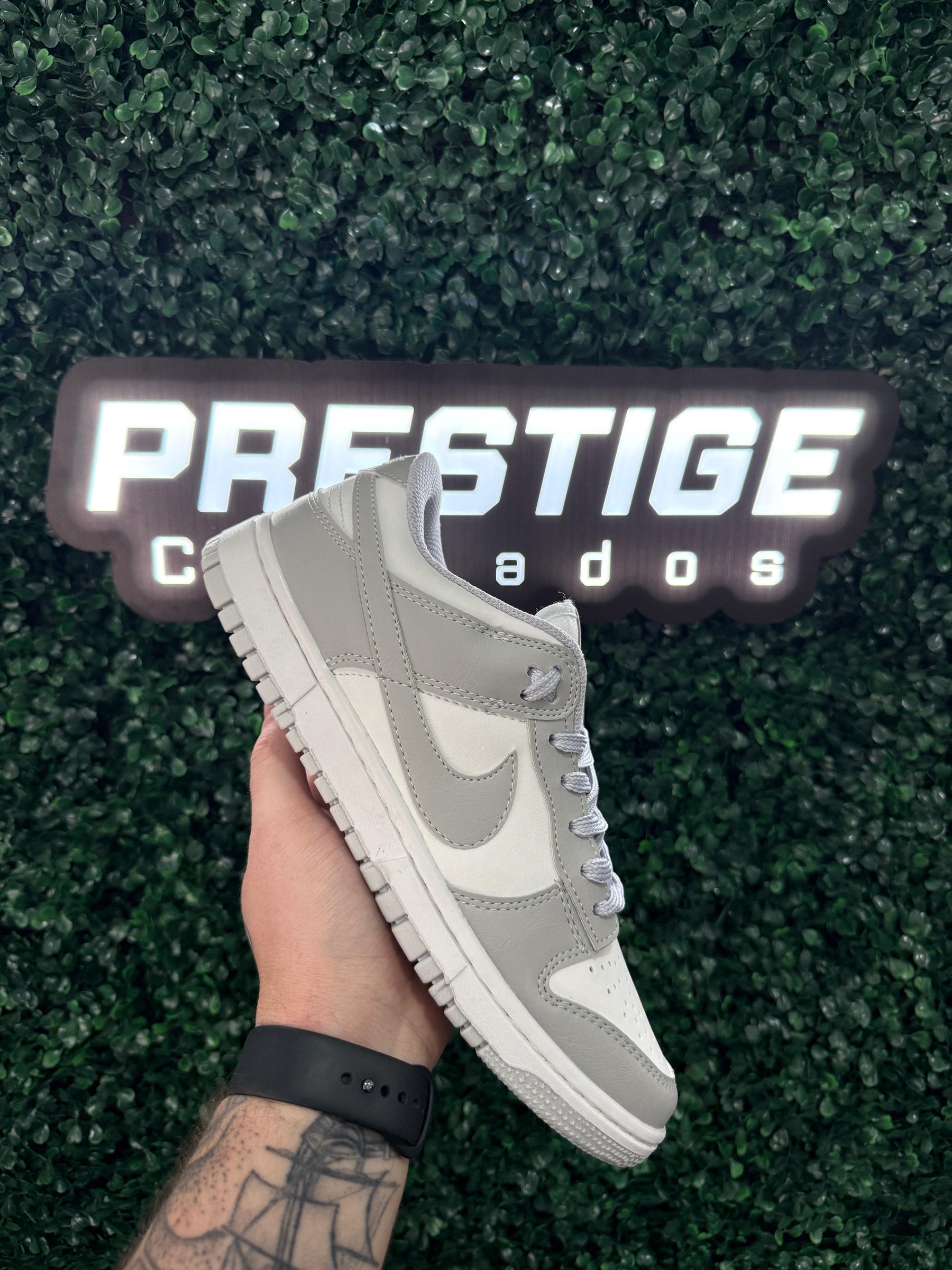 Tênis Unissex Nike Dunk Cinza Premium