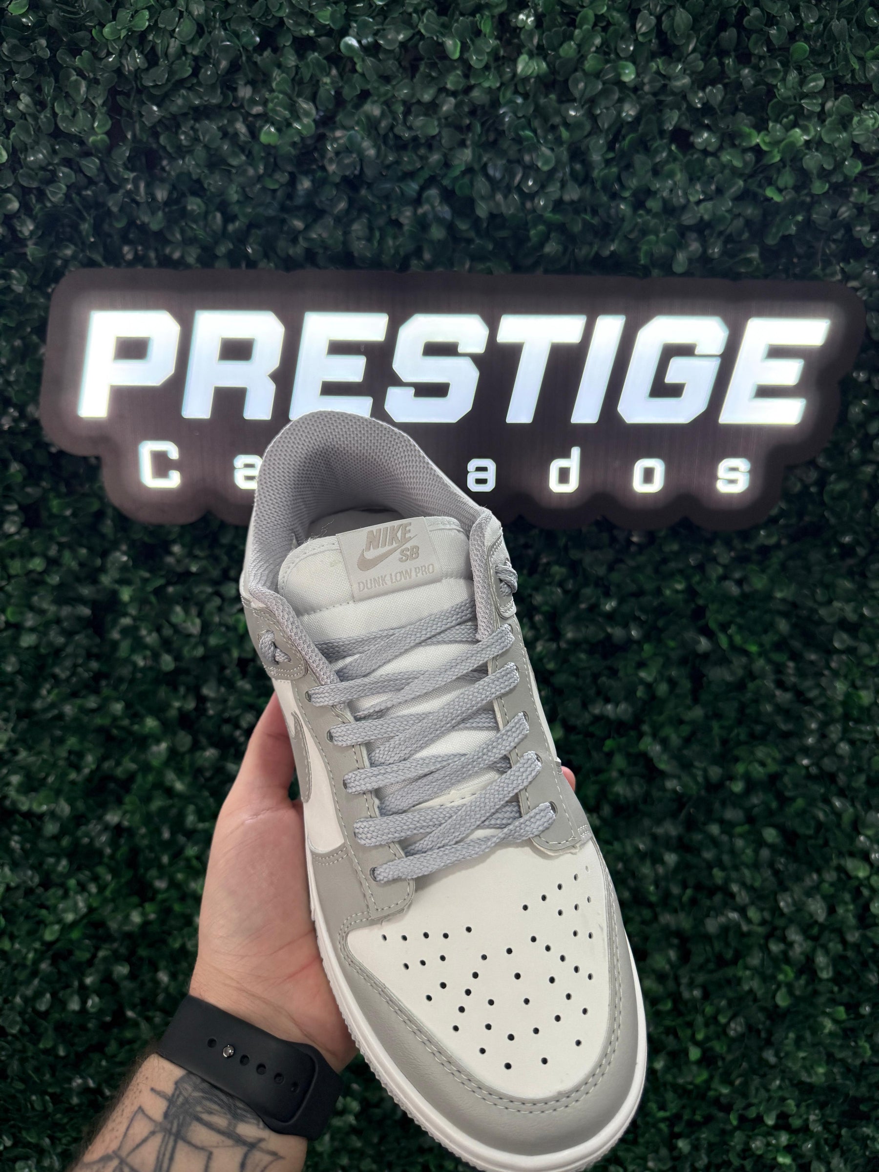 Tênis Unissex Nike Dunk Cinza Premium