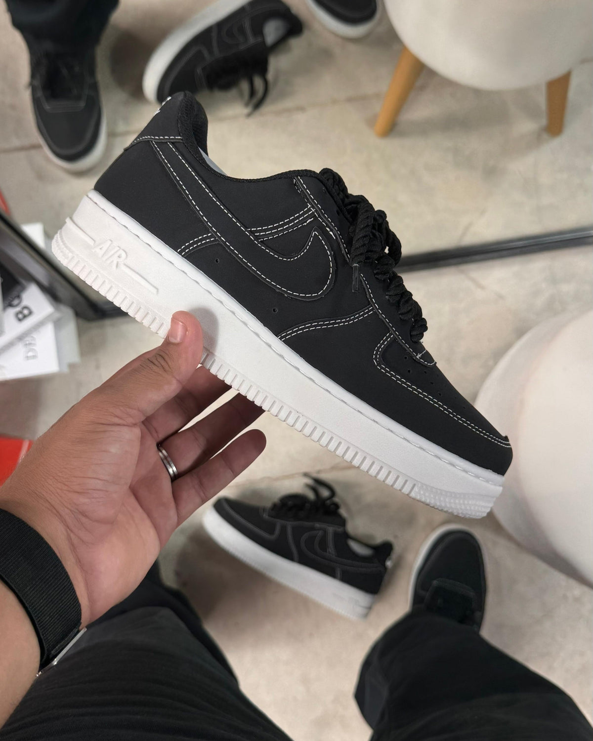 Tênis Masculino Nike Air force 1 Nobuck Premium
