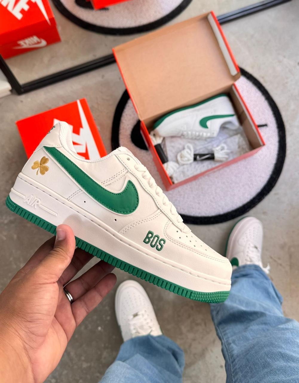 Tênis Masculino Nike Air force 1 Boston Premium