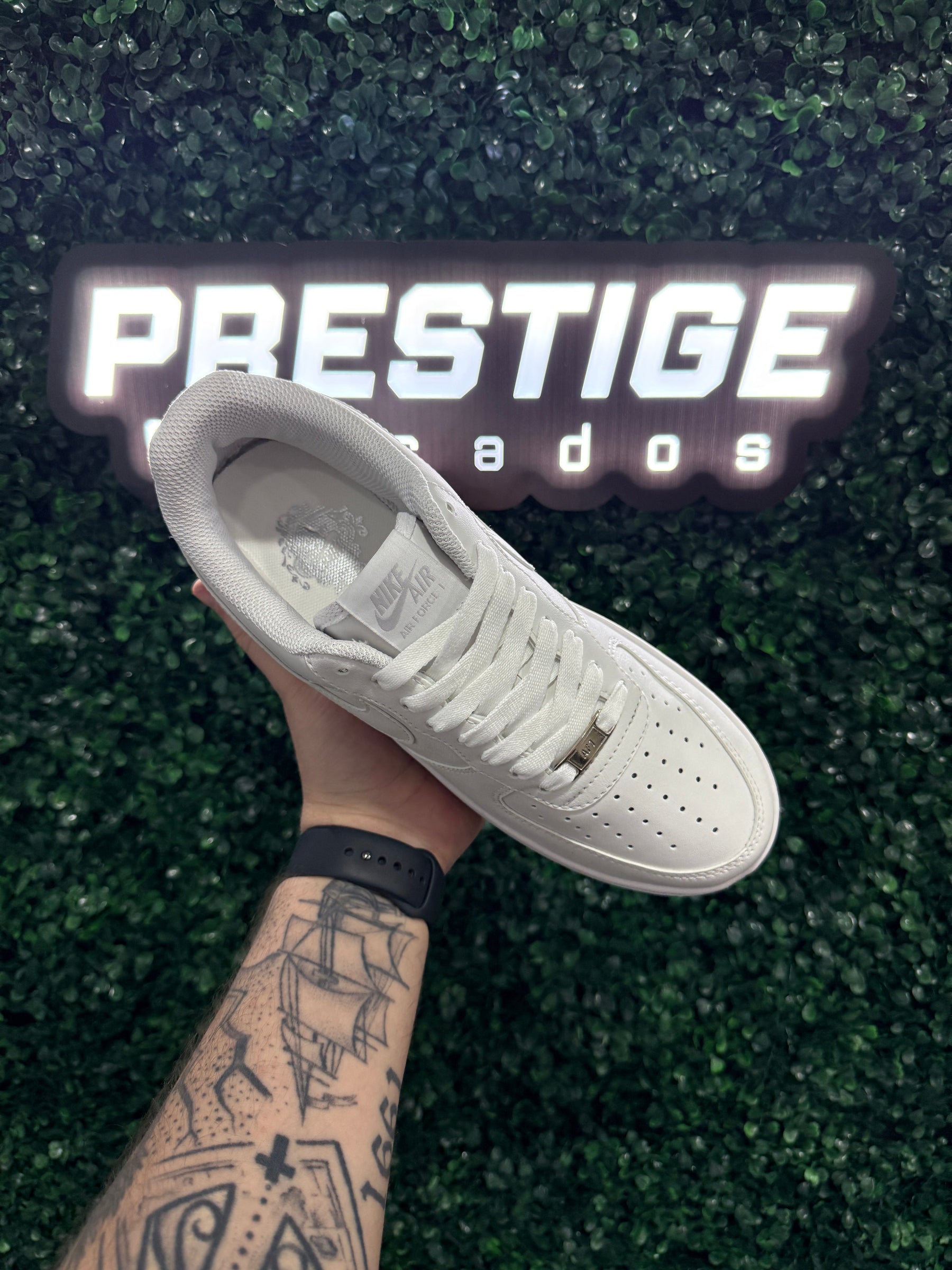 Tênis Unissex Air force 1 Branco Premium